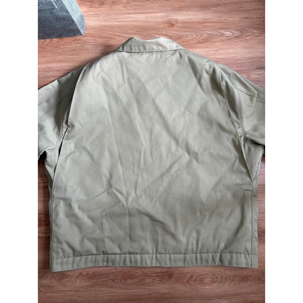 Carhartt Twill Work Chore Jacket 3XL Midweight Quilted Nylon Lined J293 Khaki - Picture 9 of 9